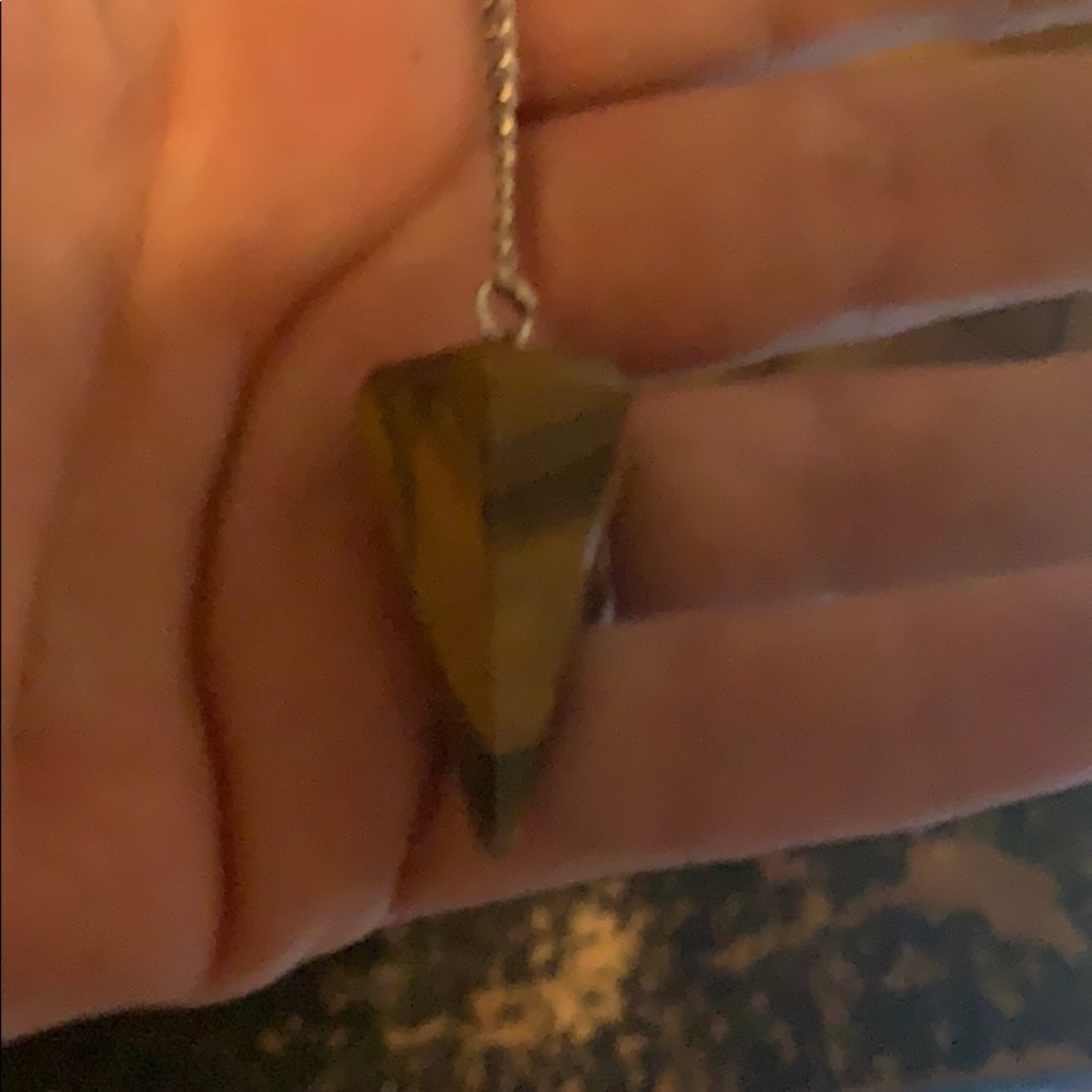 Cat eye Scryer on S.S chain